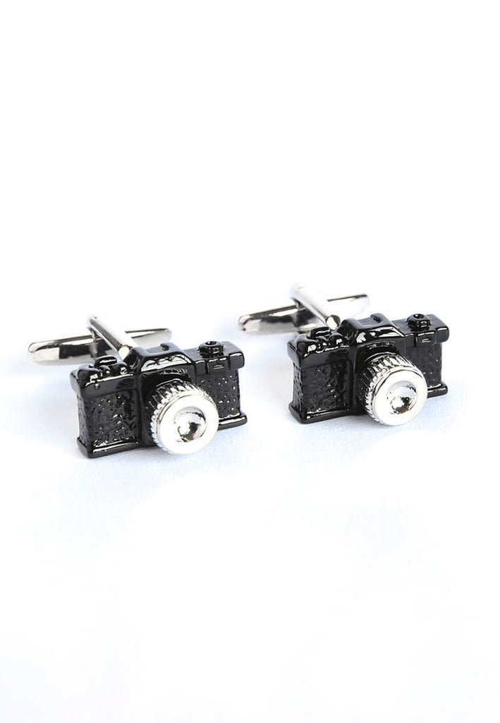 Black Camera Cufflinks