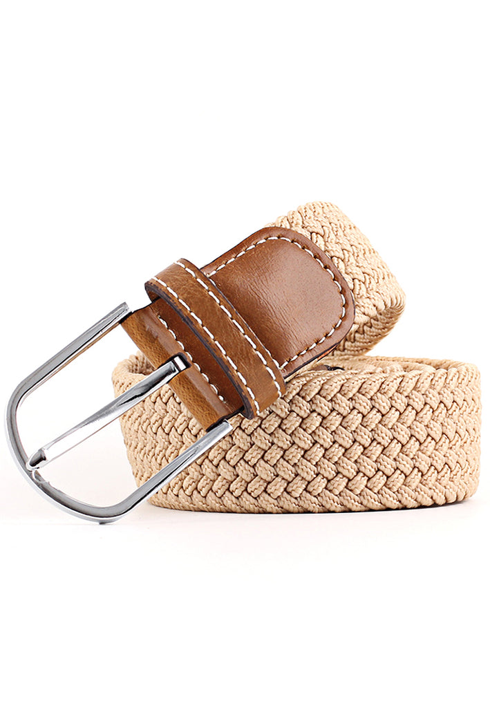 Entwine Series Peanut Brown Braided Belts