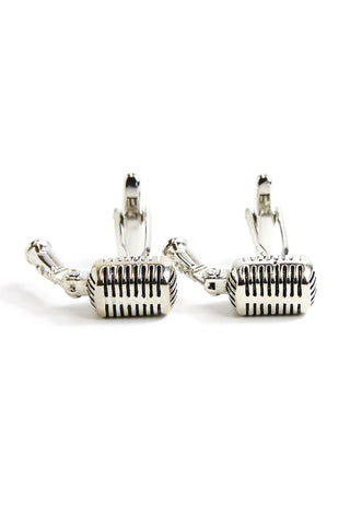 Retro Studio Microphone Cufflinks