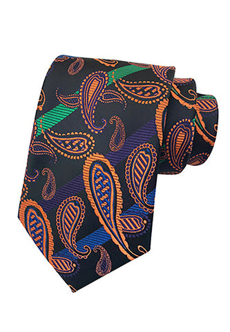 Medley Series Paisley Design Multicolor Neck Tie