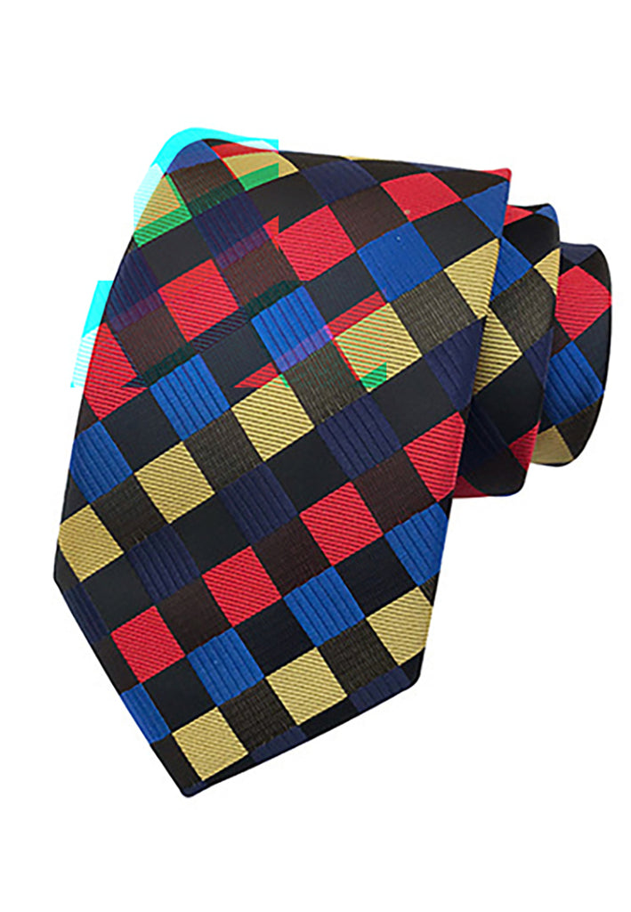 Medley Series Checked Design Multicolor Neck Tie