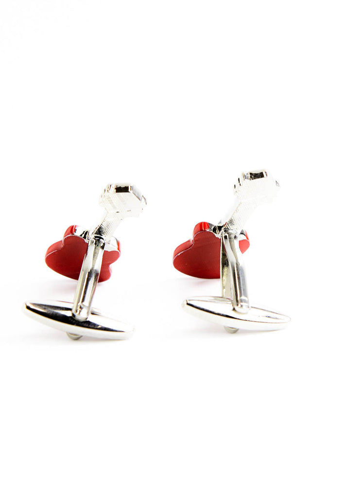 Red Guitar Cufflinks