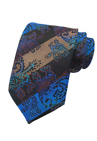 Medley系列蓝色、黑色和棕色领带