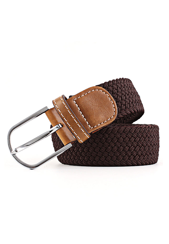 Entwine Series Dark Brown Braided Belts
