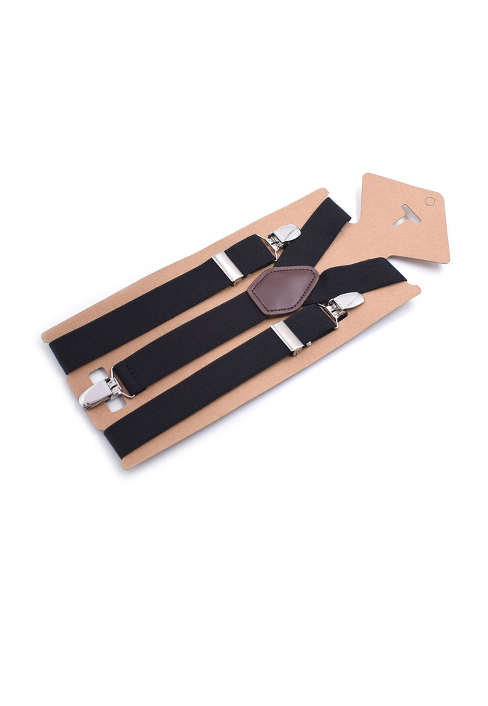 Cinch Series Black Suspenders