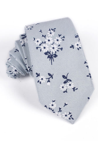 Hua Series Pale Blue Neck Tie