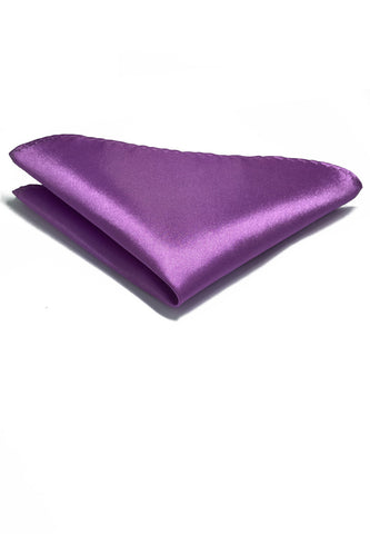 Lustrous Series Magenta Polyester Pocket Square