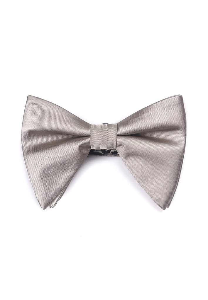 Farfalla Series Silver Grey Bow Tie