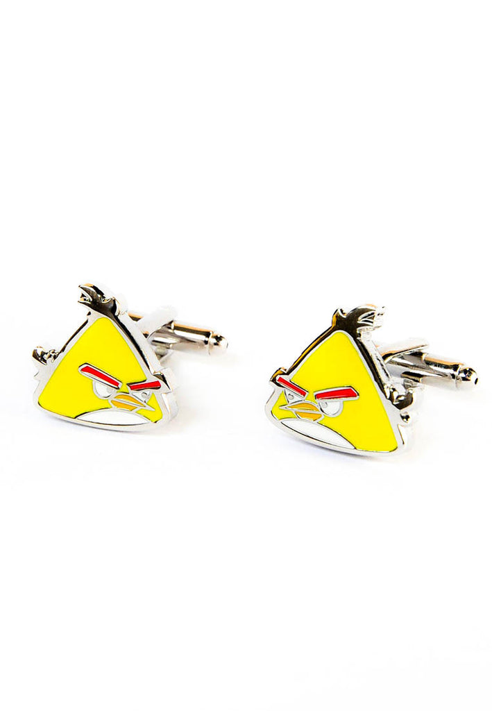 Yellow Angry Birds Cufflinks