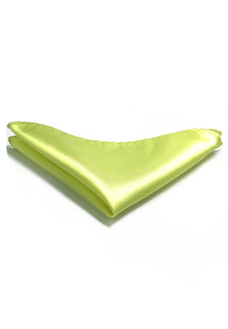 Lustrous Series Pale Green Polyester Pocket Square