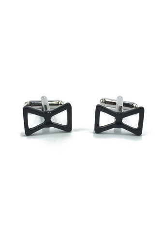 Black Bow Cufflinks