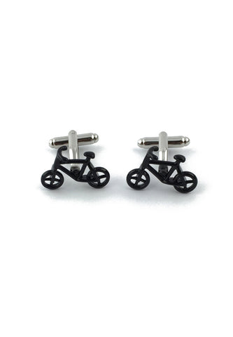 Black Bicycle Cufflinks