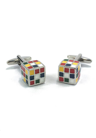 Rubik's Cube Cufflinks