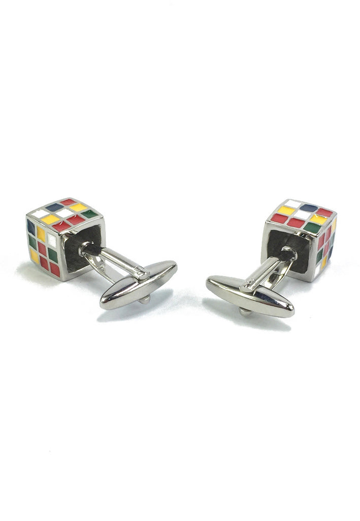 Rubik's Cube Cufflinks