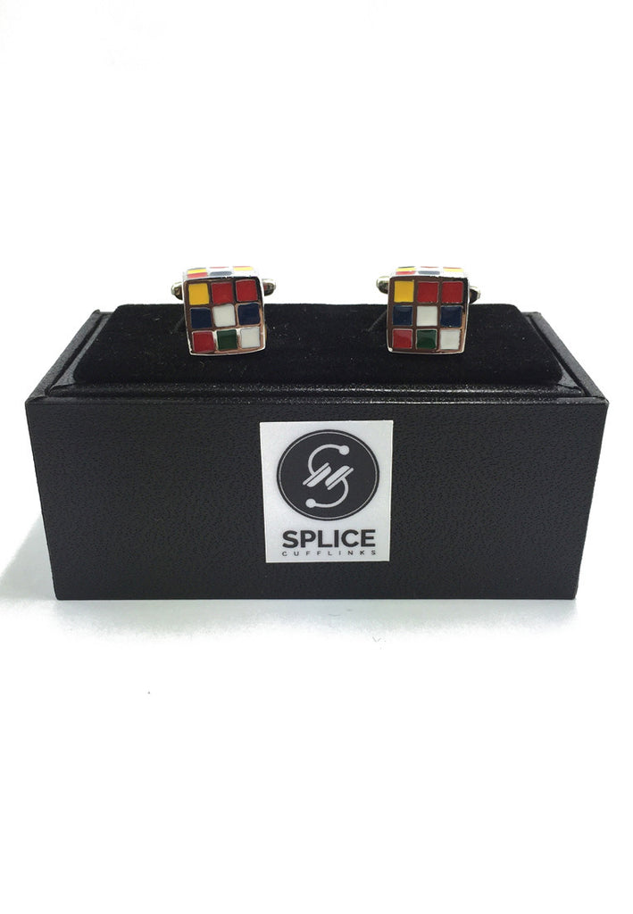 Rubik's Cube Cufflinks