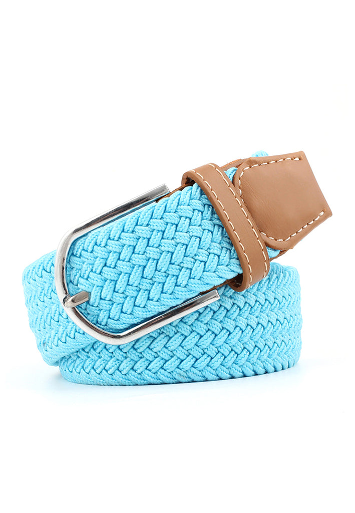 Entwine Series Turquoise Blue Braided Belts
