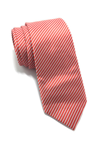 Regalia Series Red Stripes Polyester Fabric Tie
