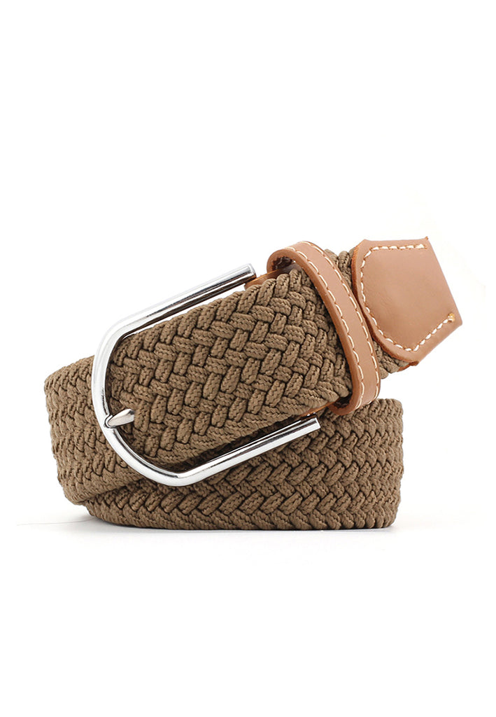 Entwine Series Coffee Brown Braided Belts