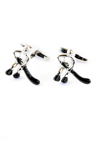 Ice Hockey Player Sport Cufflinks