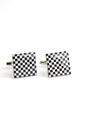 Chequer Pattern Cufflinks