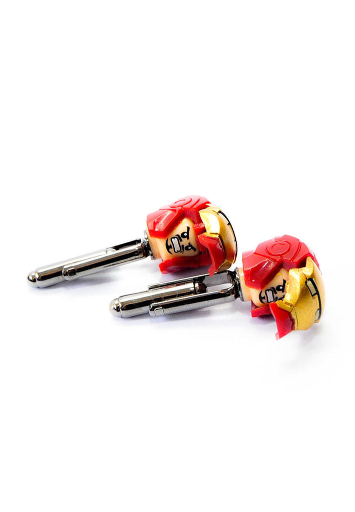 Lego Ironman Head Cufflinks