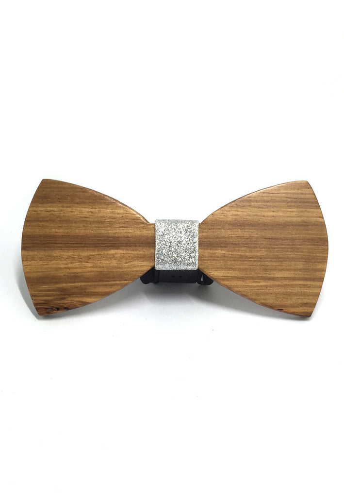 Grove Series Plain Wood Bow Tie