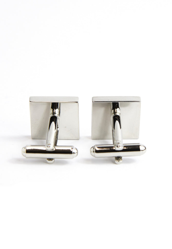 Square Cufflinks with Red Pink & Orange Squares