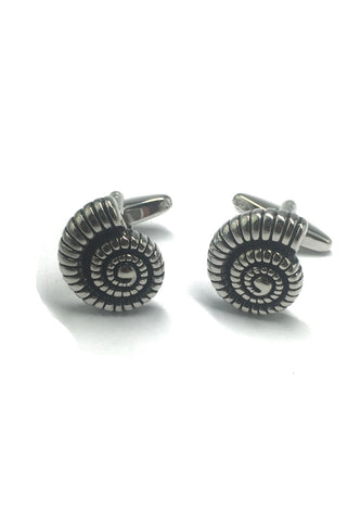 Ammonite Fossil Cufflinks