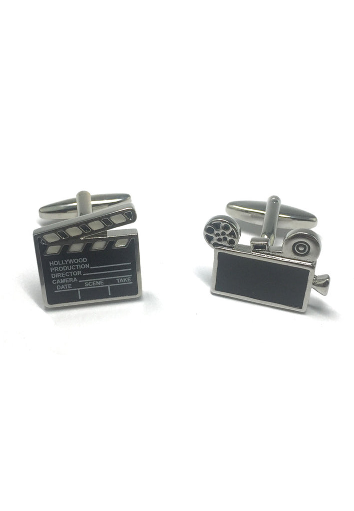 HOLLYWOOD Lights Camera Action Cufflinks