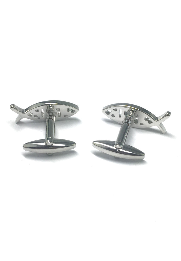 Icthus Jesus Religion Religious Cufflinks