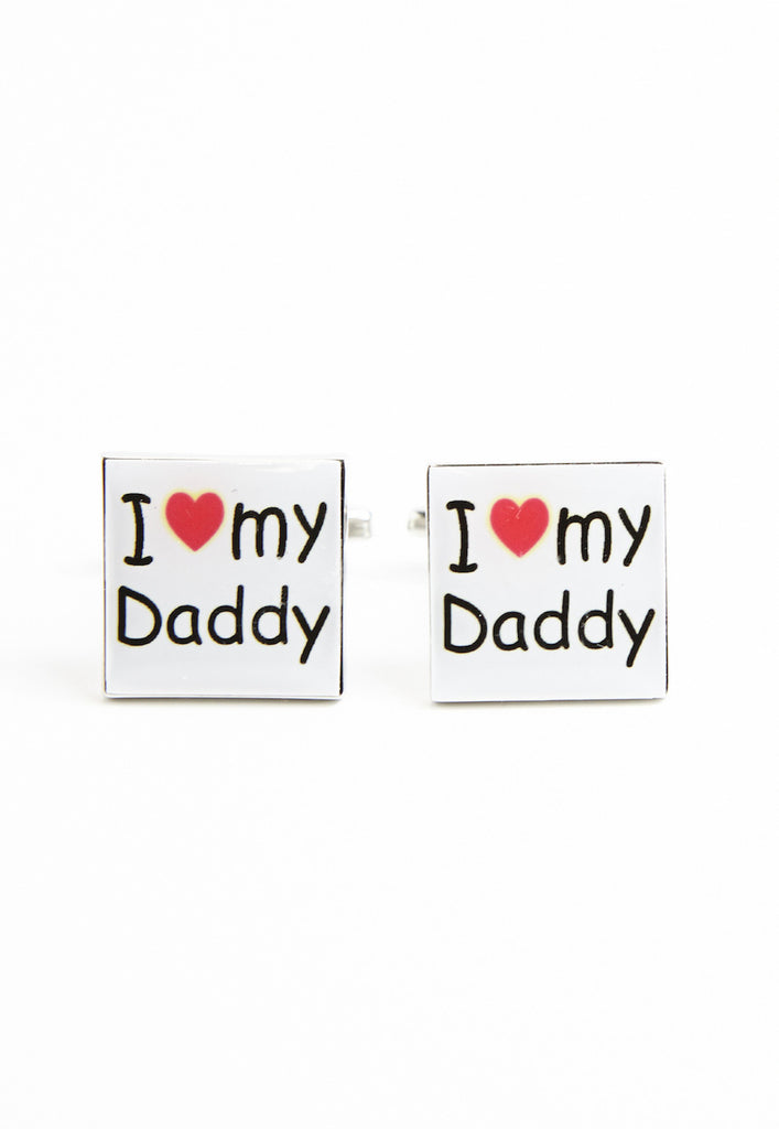 I Love my Daddy Cufflinks