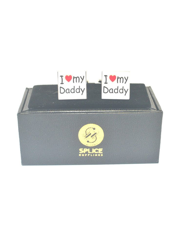 I Love my Daddy Cufflinks