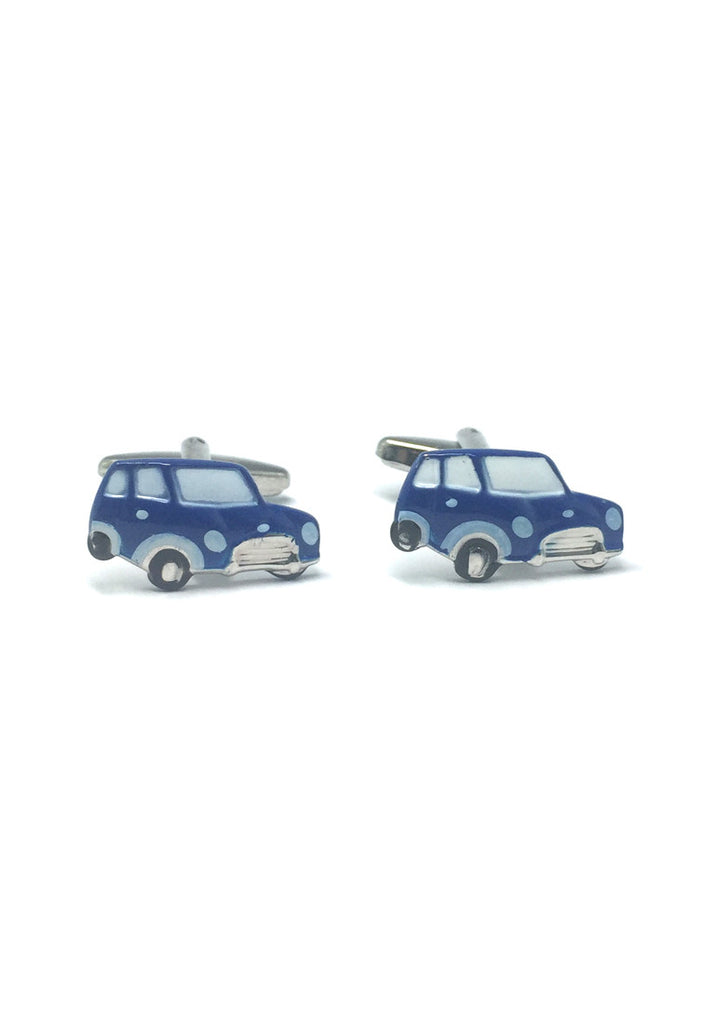 Blue Cute Car Cufflinks