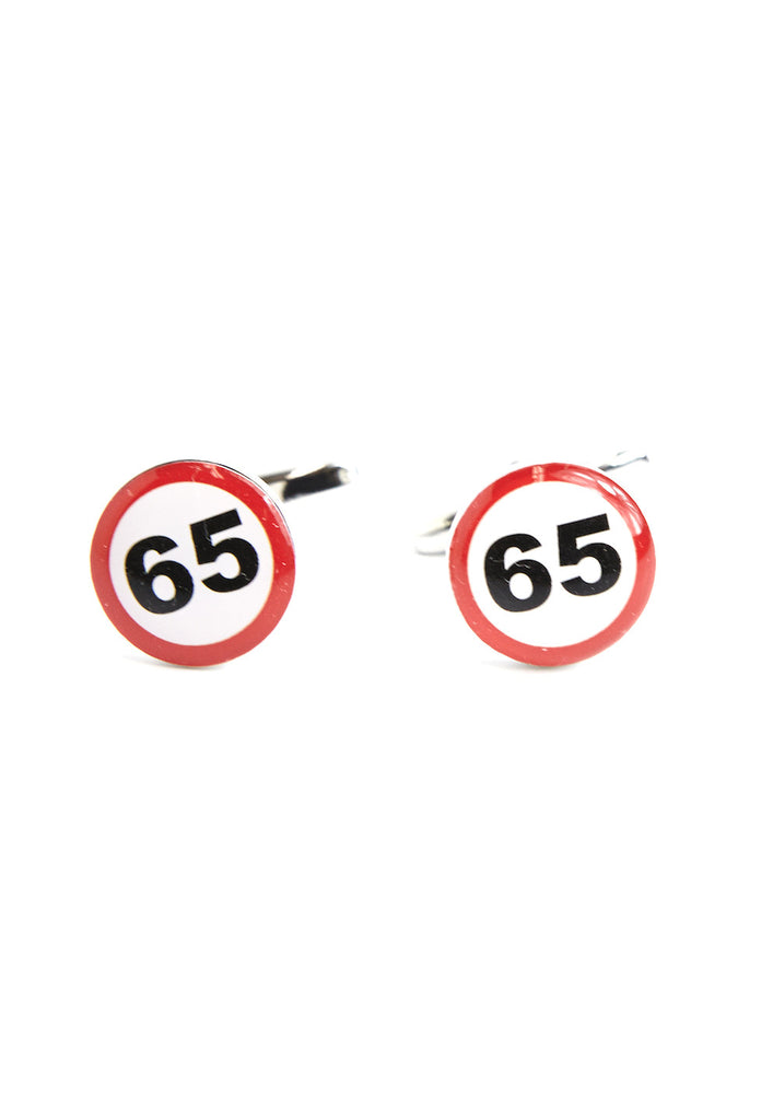 65mph Sign Cufflinks