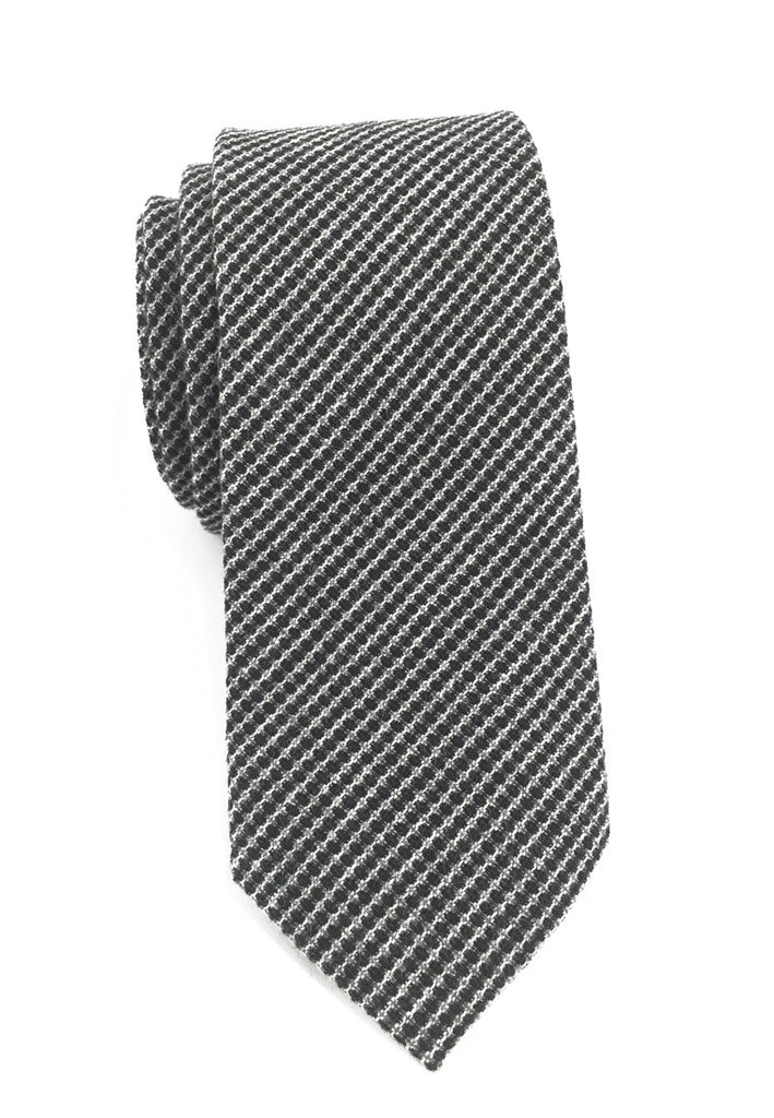 Goober Series Gunmetal Grey Cotton Tie