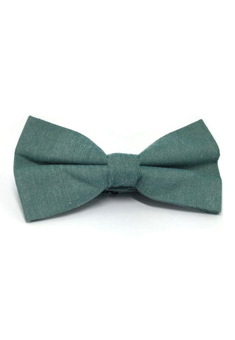 Lucid Series Emerald Green Polyester Fabric Bow Tie