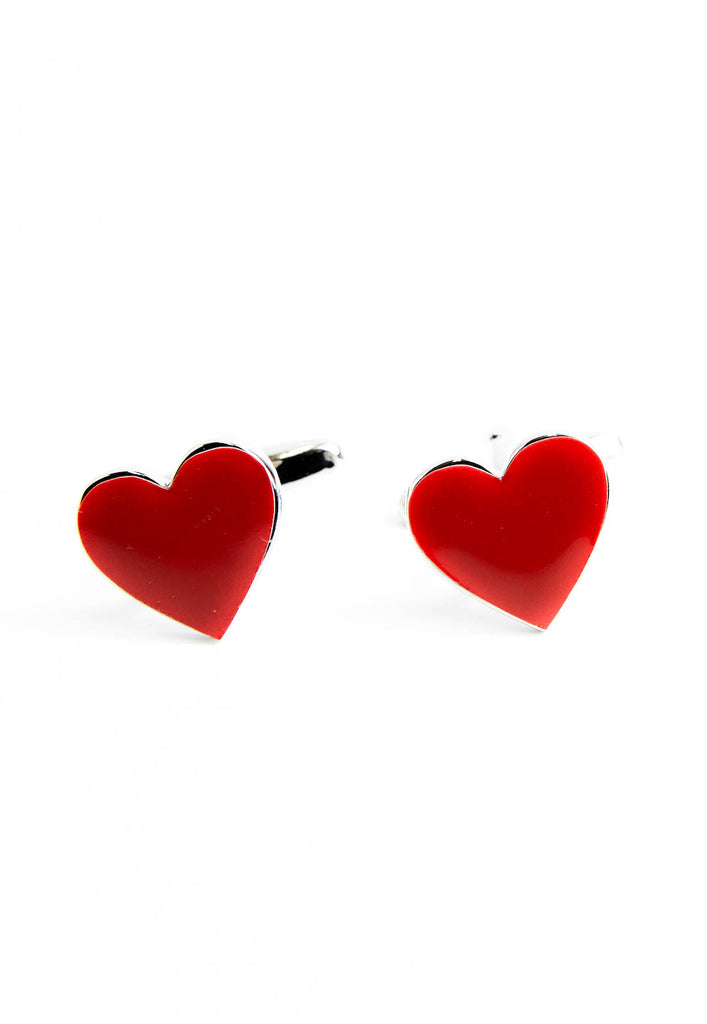 Red Heart Cufflinks