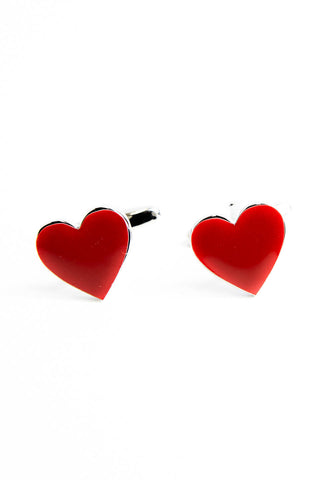 Red Heart Cufflinks