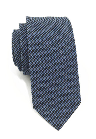 Goober Series Blue & Black Cotton Tie
