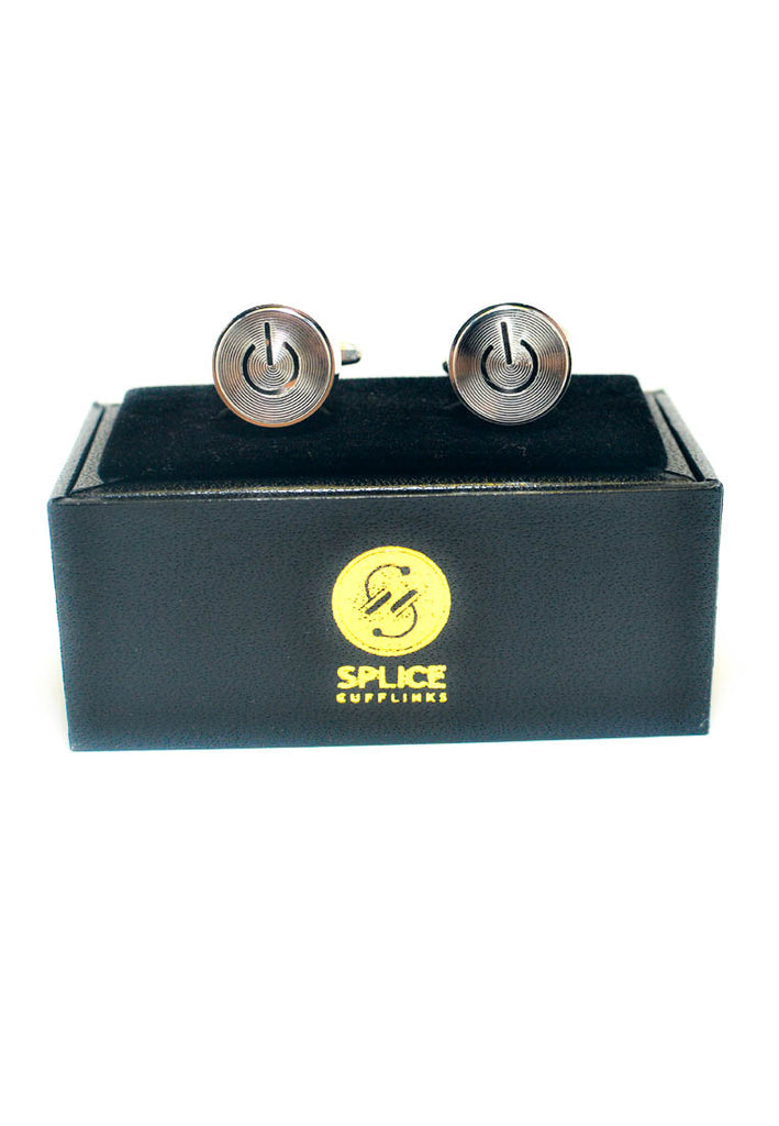 Power Off Switch Screw together Cufflinks