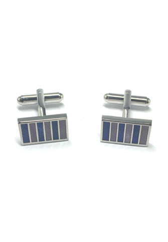 Colourful Columns Rectangular Cufflinks 3