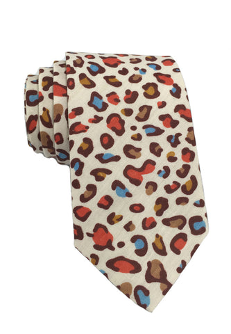 Featherweight Series Giraffe Spots Cotton Tie