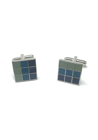 Colourful Columns Square Cufflinks