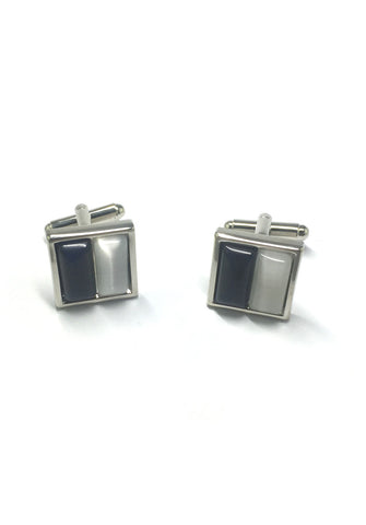 Manset Separuh Hitam Half White Square