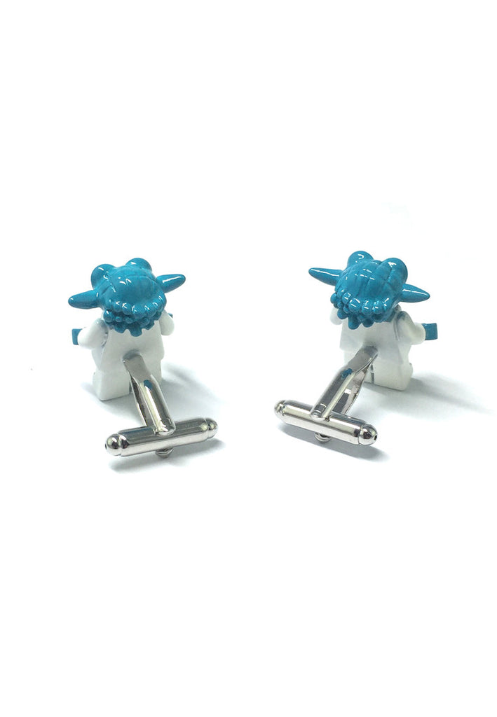 Star Wars Metal Lego Figurine Yoda Cufflinks