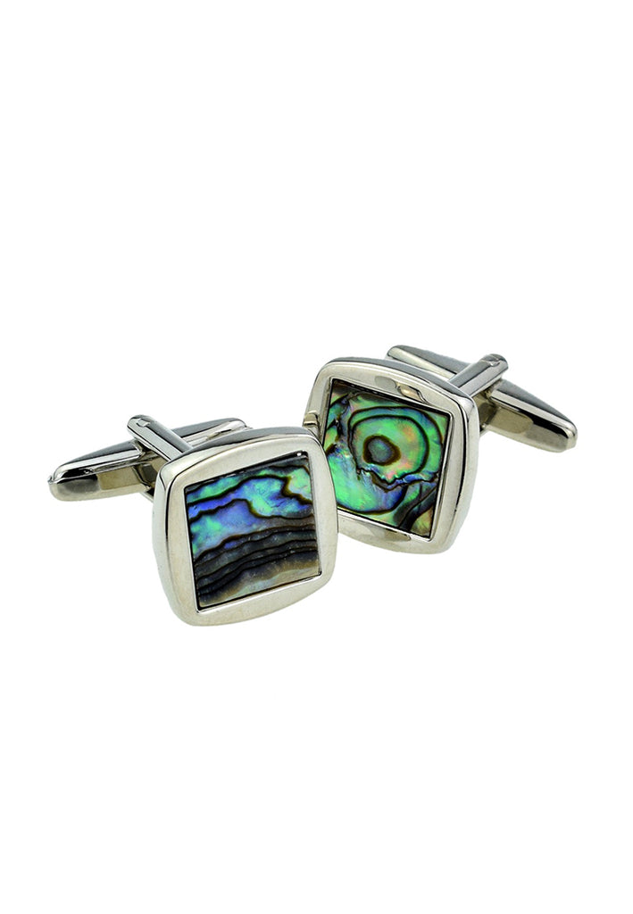 Abalone Shell Square Classic Cufflinks