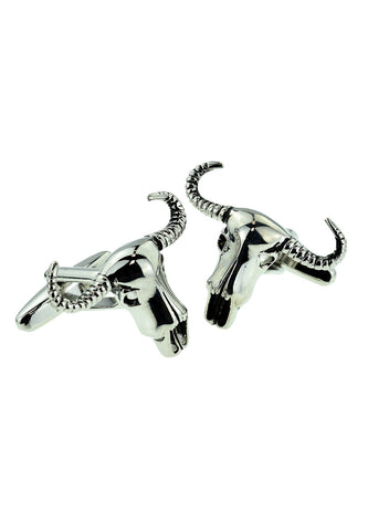 Bulls Head with Horns Animal cow Cufflinks