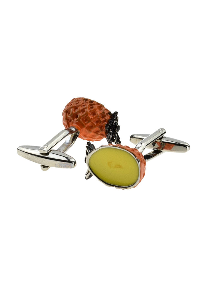 Pineapple Fruit Food Cufflinks