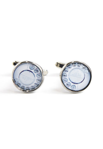 Retro Old Style Telephone Dial Cufflinks