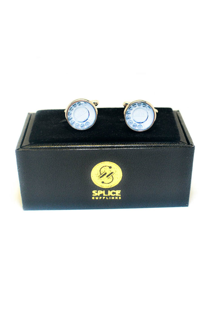 Retro Old Style Telephone Dial Cufflinks